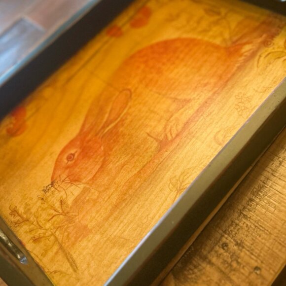 Vintage Rabbit Serving Tray - Picture 6 of 8